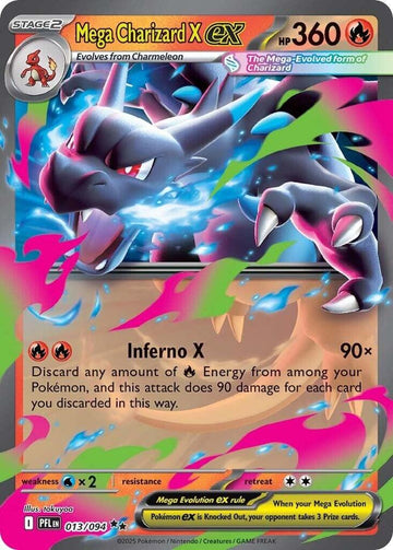Mega Charizard ex 013/094 - Pokémon Phantasmal Flames