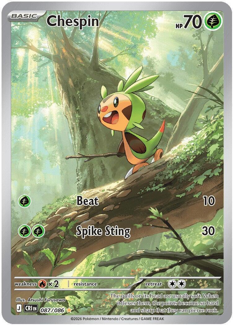 Chespin 087/086 - Pokémon Chaos Rising