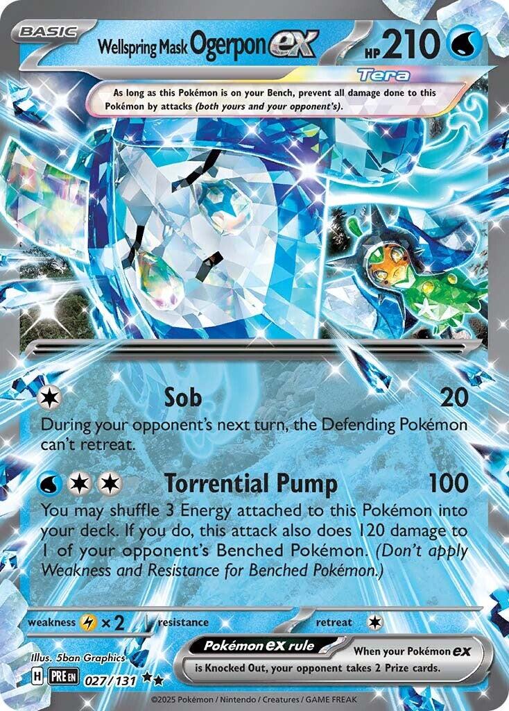 Ogerpon ex 027/131 - Pokémon Prismatic Evolutions