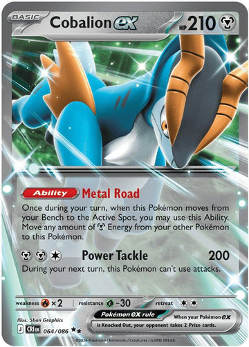 Cobalion ex 064/086 - Pokémon Chaos Rising