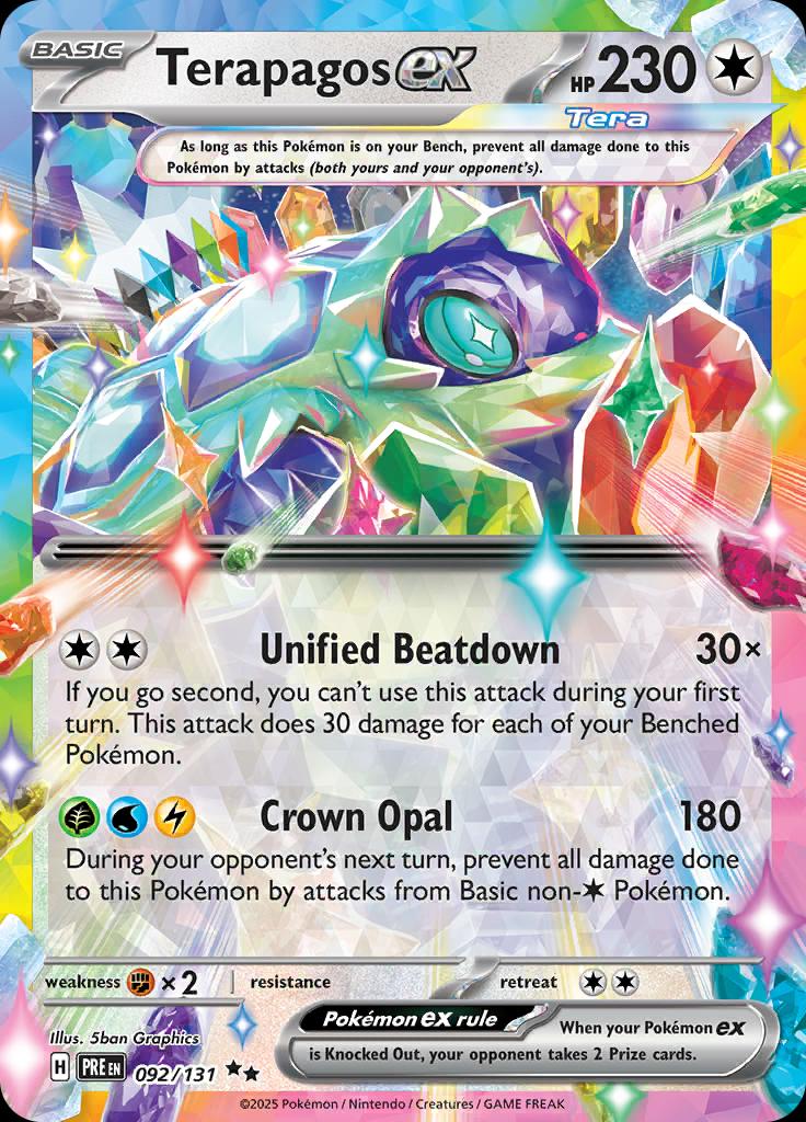 Terapagos ex 092/131 - Pokémon Prismatic Evolutions