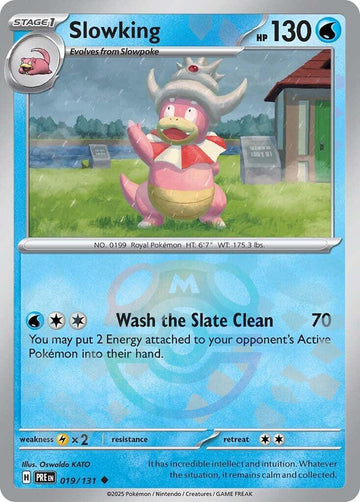 Slowking 019/131 - Pokémon Prismatic Evolutions (Master Ball)