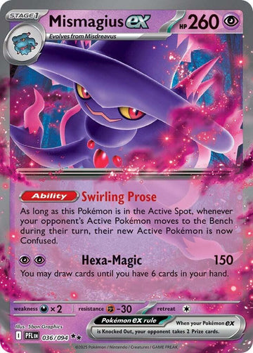 Mismagius ex 036/094 - Pokémon Phantasmal Flames