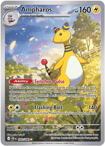 Ampharos 090/086 - Pokémon Chaos Rising