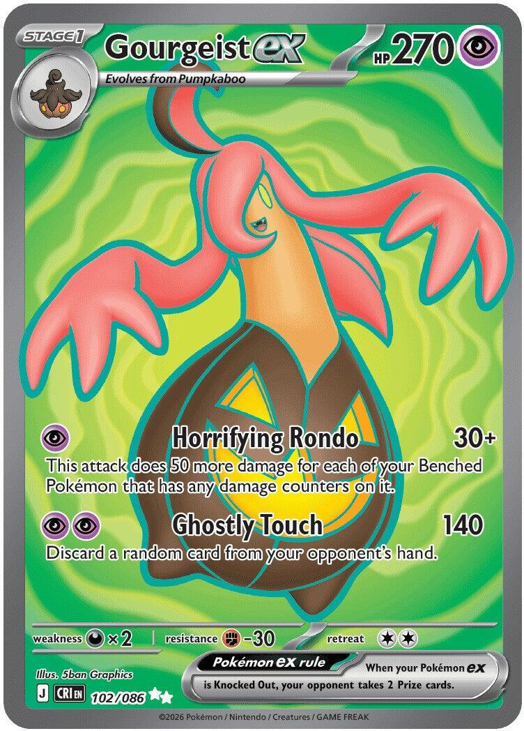 Gourgeist ex 102/086 - Pokémon Chaos Rising