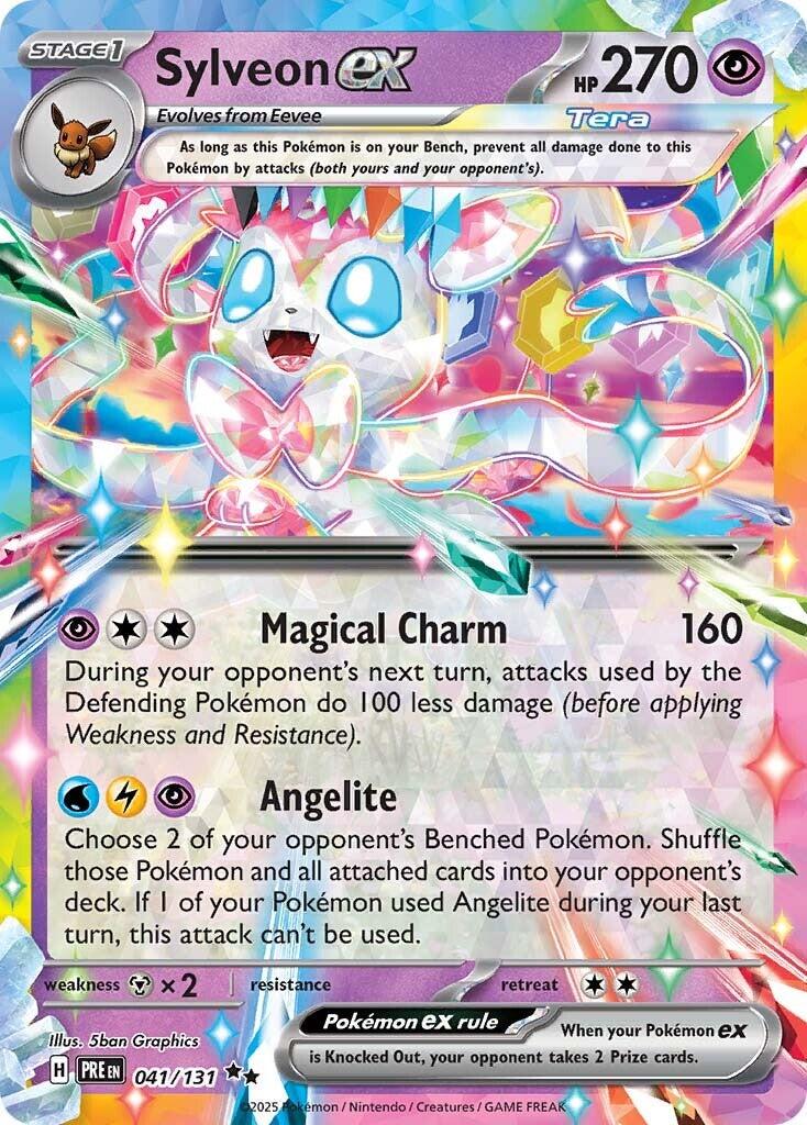 Sylveon ex 041/131 - Pokémon Prismatic Evolutions