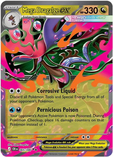 Mega Dragalge ex 065/086 - Pokémon Chaos Rising
