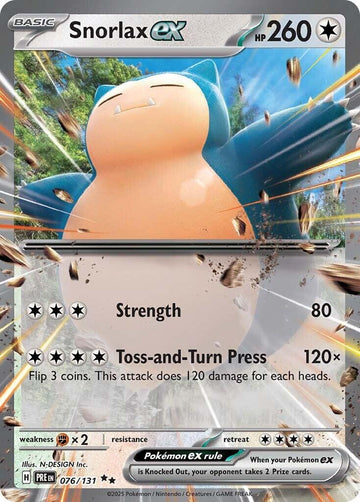 Snorlax ex 076/131 - Pokémon Prismatic Evolutions