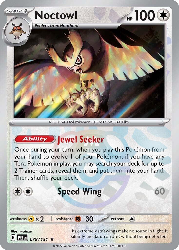 Noctowl 078/131 - Pokémon Prismatic Evolutions