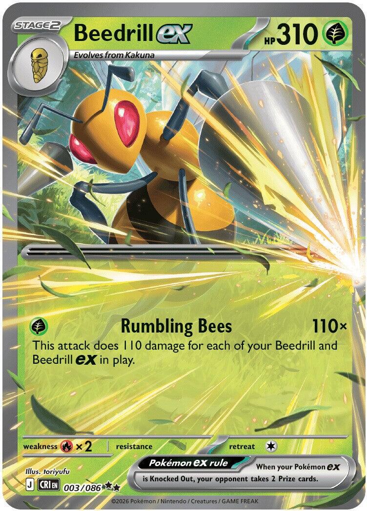 Beedrill ex 003/086 - Pokémon Chaos Rising