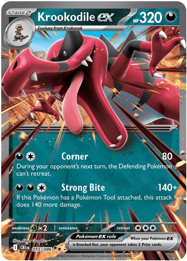 Krookodile ex 055/086 - Pokémon Chaos Rising