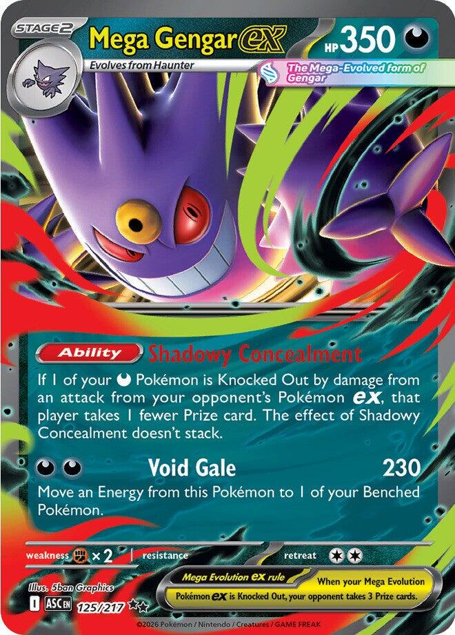 Mega Gengar ex 125/217 - Pokémon Ascended Heroes