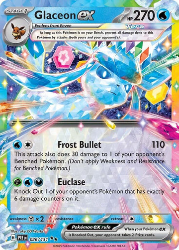 Glaceon ex 026/131 - Pokémon Prismatic Evolutions