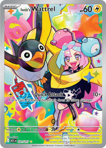 Iono's Wattrel 231/217 - Pokémon Ascended Heroes