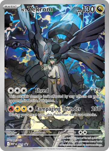 N's Zekrom MEP 031 - Black Star Promo - Pokémon Ascended Heroes Promo