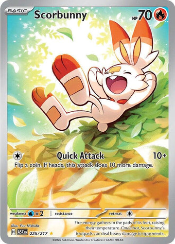 Scorbunny 225/217 - Pokémon Ascended Heroes