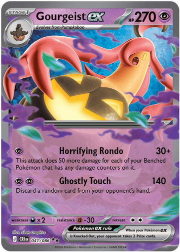 Gourgeist ex 041/086 - Pokémon Chaos Rising
