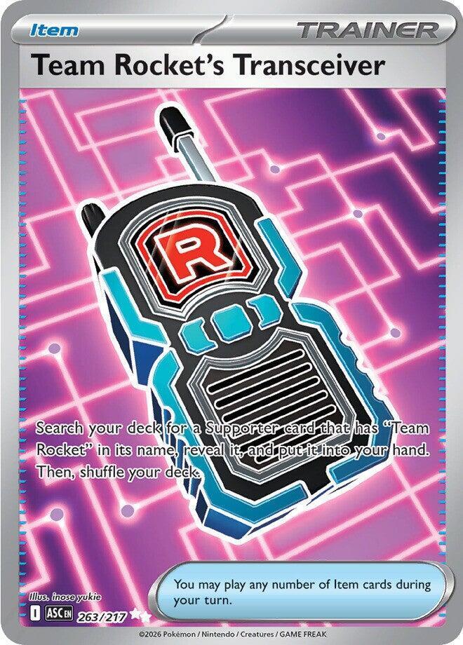 Team Rocket's Transceiver 263/217 - Pokémon Ascended Heroes