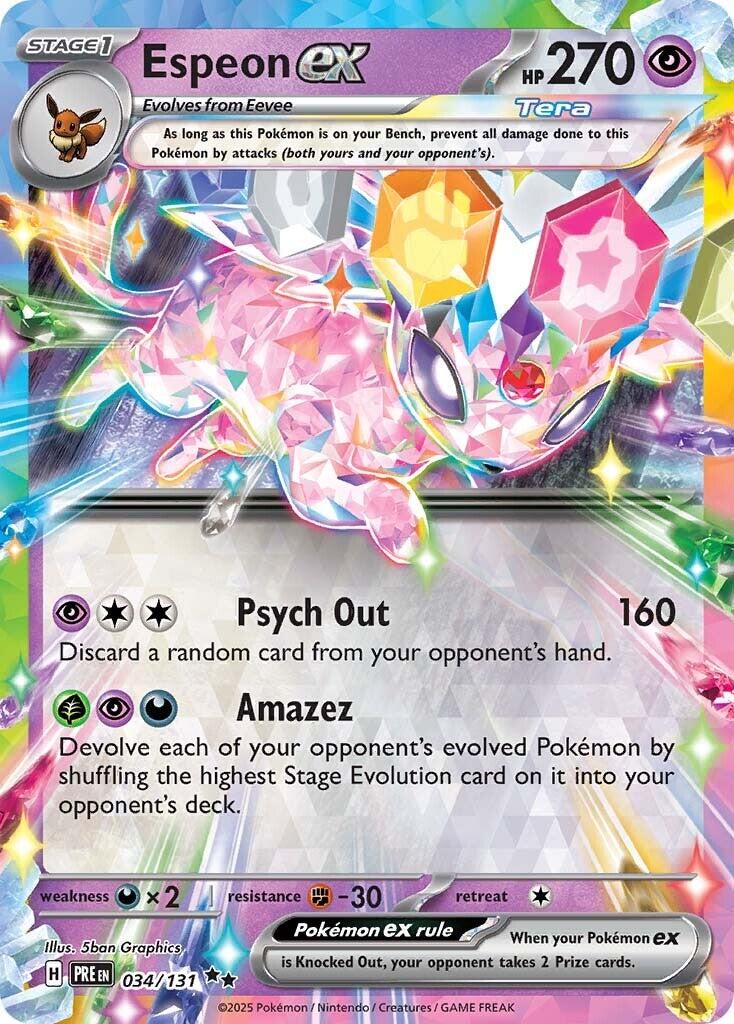 Espeon ex 034/131 - Pokémon Prismatic Evolutions