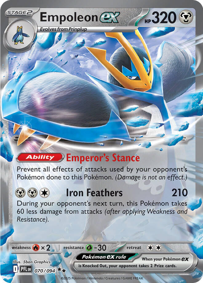 Empoleon ex 070/094 - Pokémon Phantasmal Flames