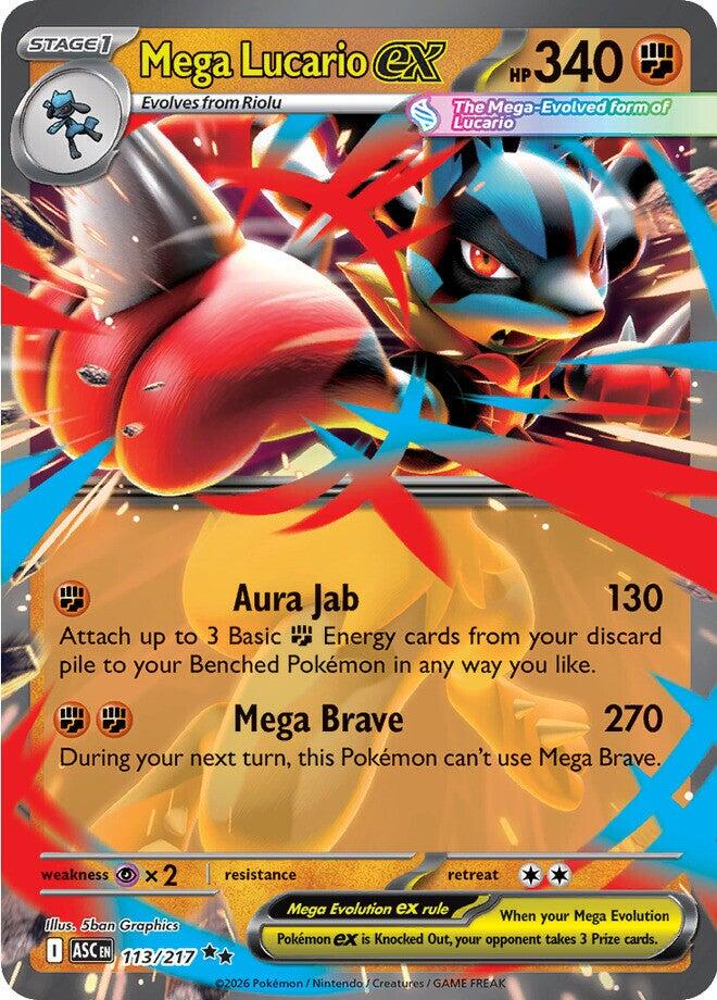 Mega Lucario ex 113/217 - Pokémon Ascended Heroes