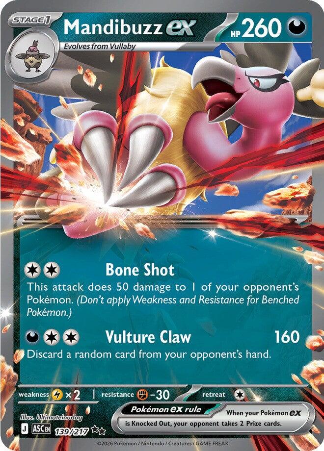 Mandibuzz ex 139/217 - Pokémon Ascended Heroes