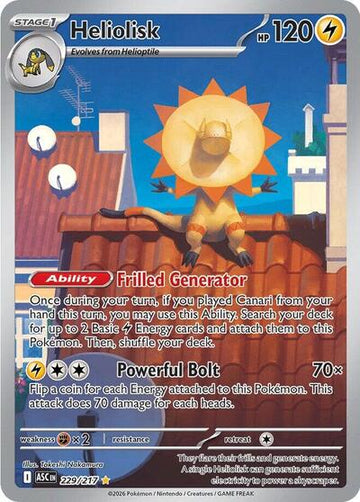 Heliolisk 229/217 - Pokémon Ascended Heroes