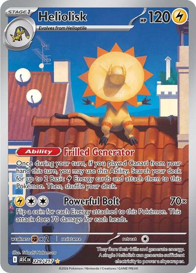 Heliolisk 229/217 - Pokémon Ascended Heroes