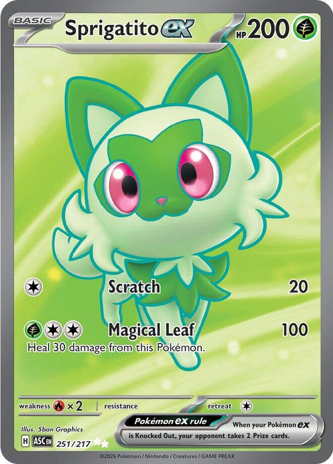Sprigatito ex 251/217 - Pokémon Ascended Heroes