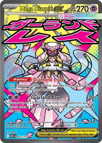 Mega Diancie ex 267/217 - Pokémon Ascended Heroes