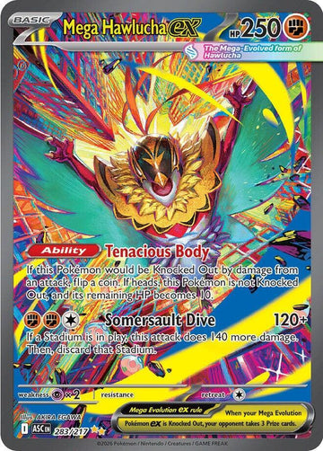 Mega Hawlucha EX 283/217 Ascended Heroes - SIR