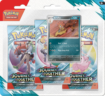 Pokémon Trading Card Game: Journey Together Three Pack Blister