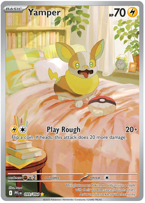 Yamper 099/094 - Pokémon Phantasmal Flames