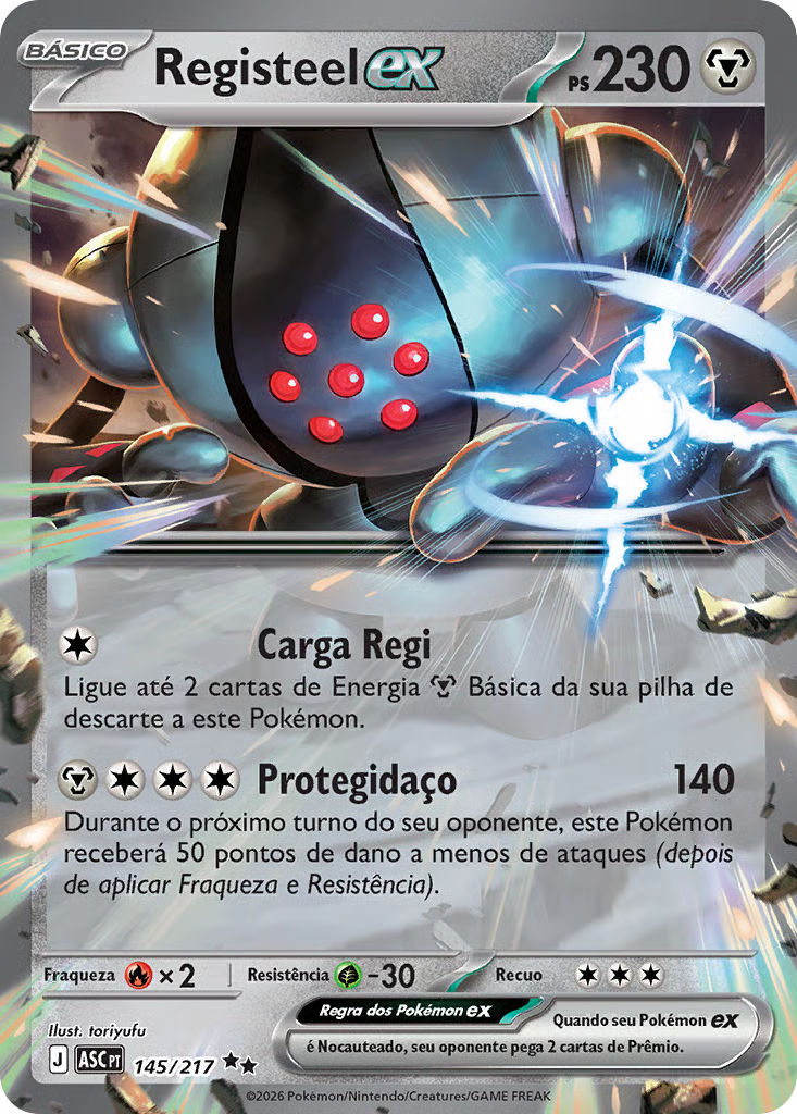 Registeel ex 145/217 - Pokémon Ascended Heroes