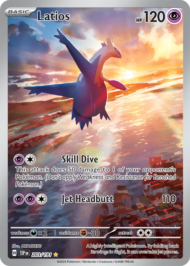 Latios 203/191 - Pokémon Surging Sparks