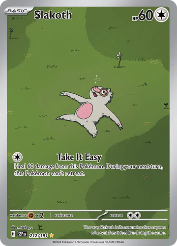 Slakoth 212/191 - Pokémon Surging Sparks