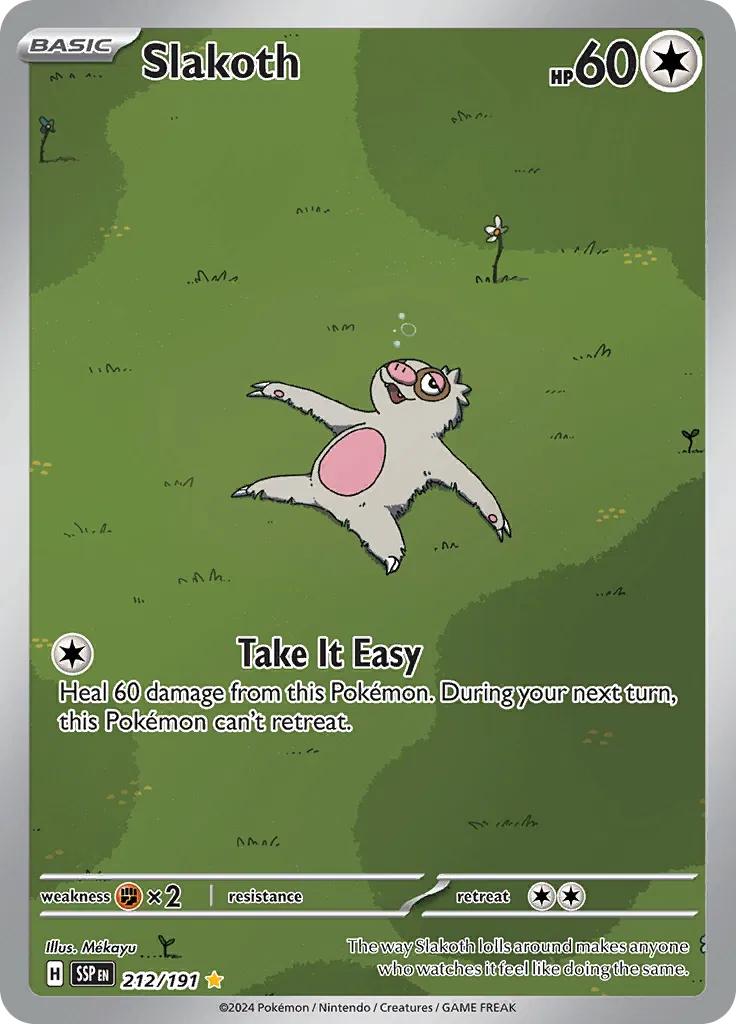 Slakoth 212/191 - Pokémon Surging Sparks