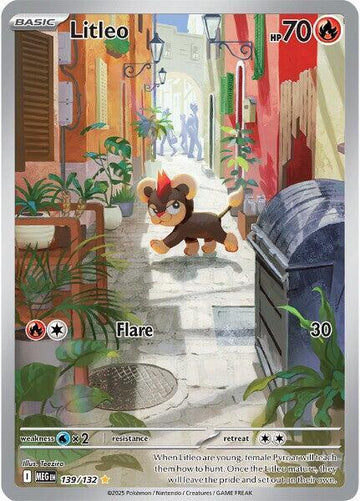 Litleo 139/132 - Pokémon Mega Evolution