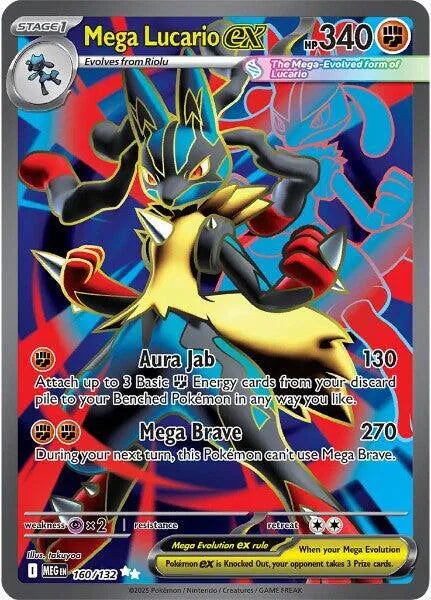 Mega Lucario ex 160/132 - Pokémon Mega Evolution