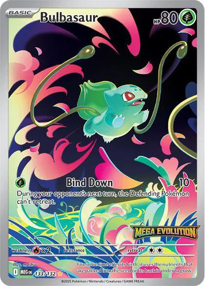 Bulbasaur (Mega Evolutions Stamped) 133/132 - Pokémon Mega Evolution Promos