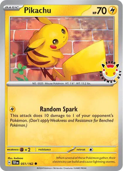 Pikachu Promo (Pokémon Day 2026) 051/162